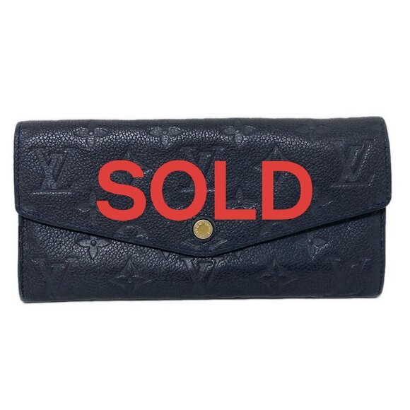 LOUIS VUITTON Portefeuille Curieuse Celeste Monogram Empreinte -347-060625 - Picture 1 of 11
